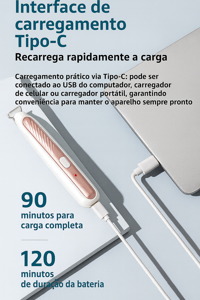 Aparador de Pelos com LED Pet