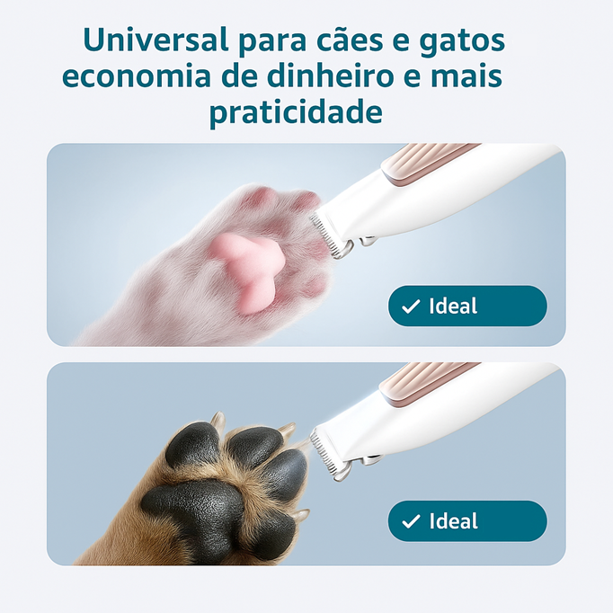 Aparador de Pelos com LED Pet