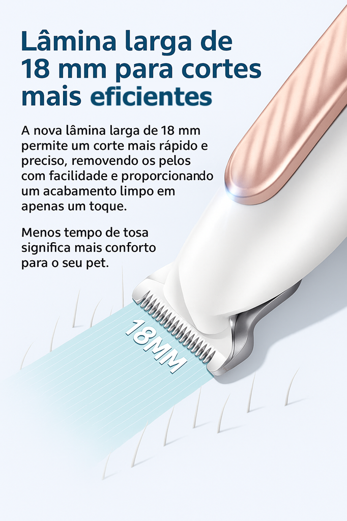 Aparador de Pelos com LED Pet