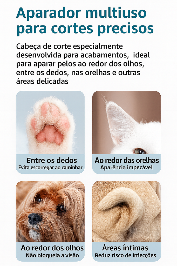Aparador de Pelos com LED Pet