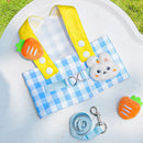 Coleira & Guia + Chapeuzinho Pet Bubble Coelho