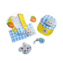 Coleira & Guia + Chapeuzinho Pet Bubble Coelho