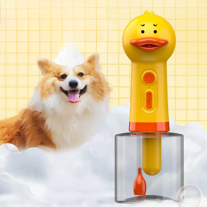 Máquina de Espuma Banho Pet Duck