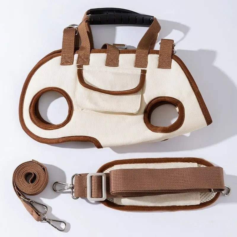 Mochila/Coleira com Elevação Pet Crossbody